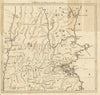 A map of 100 miles round Boston. Massachusetts Bay province. Gent's Mag 1775