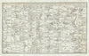 Andover-Bridgwater-Barnstaple-Padstow-Truro road strip map Gent's Mag 1775