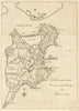 A new and correct plan of the town of Boston. Massachusetts. Gent's Mag 1775 map