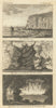Three Views of the Cave at Freshwater, in the Isle of Wight. Gent's Mag 1787
