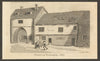 Remains of Bermondsey Abbey, Southwark. Gent's Magazine 1790 old antique print