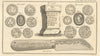 Roman Altar at Castlesteeds, Cumbria. Tokens. Castleacre, Norfolk knife 1790