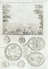 Glastonbury Tor, Somerset. Charles I, II medals. Tokens Cloudsly Clowdesley 1791