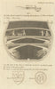 John Read's method of stopping fire onboard Ships. Gent's Mag 1793 old print