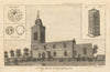 All Saints' Church, Naseby, Northamptonshire. Vicarage sundial. Gent's Mag 1793