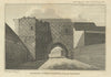 Gateway of King John's Palace at Old Ford, London. Gent's Mag 1793 print