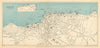 MARGATE vintage town/city plan. Westgate-on-Sea Birchington. WARD LOCK 1954 map