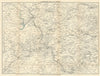 BUILTH & LLANDRINDOD WELLS. Rhayader Presteigne Knighton Radnor Forest 1910 map