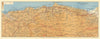 LYNTON environs vintage tourist map. Exmoor North Devon coast WARD LOCK 1938