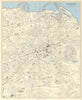 EDINBURGH vintage town/city plan. Scotland. WARD LOCK 1963 old vintage map