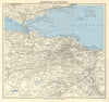 EDINBURGH environs. Portobello Leith Dunfermline Dalkeith. WARD LOCK 1963 map