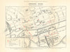 Lewiston, Maine liquor saloons. Temperance/Prohibition/drink map. Rowntree 1899