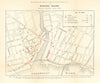 Bangor, Maine liquor saloons. Temperance/Prohibition/drink map. Rowntree 1899