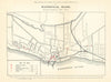 Waterville, Maine liquor saloons. Temperance/Prohibition/drink map ROWNTREE 1899