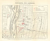 Manchester, New Hampshire liquor saloons. Temperance/Prohibition/drink map 1899