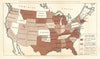 United States Prohibition/Temperance/drink map. States Local Option rights 1899