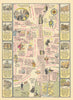 A Map of Blackfriars and New Bridge Street #8 JP Sayer's Survey of London 1947