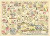 The Strand. Trafalgar Square to Aldwych #9 JP Sayer's Survey of London 1947 map