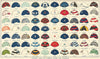Cricket Caps of Famous Clubs & Schools. Boy's Own Paper/Wheeler-Holohan 1917
