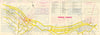 Visitors' Guide Hong Kong Map. Proposed land reclamation. Sony adverts c1969