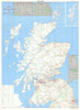 Golf Courses in Scotland. 350 courses/founding dates. Heritage touring map 1987