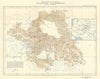 Explorations in the Karakoram. Pakistan. RGS/Visser 1926 old vintage map chart