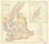 Ruwenzori to illustrate the Humphreys Expedition, Uganda. RGS 1927 old map