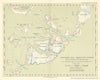 Argentine Islands, Antarctica. British Graham land Expedition/RGS 1938 old map