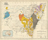New South Wales resources map. Gold Silver Copper Tin Iron Coal Shale 1919
