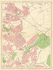 BIRMINGHAM EAST Lea Hall Sheldon Lyndon End Garrett's Green Stechford 1945 map