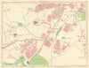 BIRMINGHAM SOUTH WEST Rubery Longbridge Northfield Austin Lickey Hills 1945 map