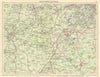 SW BIRMINGHAM environs Stourbridge Kidderminster Bromsgrove Stourport 1945 map