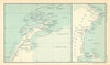 Graham Land & Victoria Land. South Pole. Antarctic. BARTHOLOMEW 1909 old map