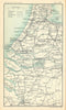 Netherlands. Amsterdam The Hague Rotterdam Antwerp. BARTHOLOMEW 1909 old map