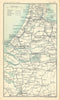 Netherlands. Amsterdam The Hague Rotterdam Antwerp. BARTHOLOMEW 1909 old map