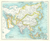 Asia. British India Siam Anam Hejaz. BARTHOLOMEW 1909 old antique map chart