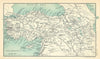 Asia Minor. Turkey Armenia Kurdistan. BARTHOLOMEW 1909 old antique map chart