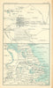 Environs of Peking & Nanking. China. BARTHOLOMEW 1909 old antique map chart