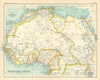 Northern Africa. French West Africa. Ashanti Rio de Oro &c 1909 old map