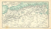 North Africa. Maghreb Morocco Algeria Tunisia. BARTHOLOMEW 1909 old map