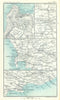 Environs of Port Elizabeth, Cape Town & Pretoria. South Africa 1909 old map
