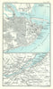 Quebec City plan and environs. Canada. BARTHOLOMEW 1909 old antique map chart