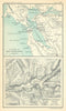 Environs of San Francisco. Yosemite Valley. California. BARTHOLOMEW 1909 map