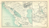 Isthmus of Nicaragua. Mexico City. Craters of the Turrialba 1909 old map