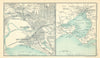 Environs of Melbourne & Port Phillip. Victoria Australia. BARTHOLOMEW 1909 map