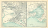 Environs of Melbourne & Port Phillip. Victoria Australia. BARTHOLOMEW 1909 map