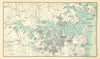 Sydney vintage sketch map. Port Jackson. New South Wales. BARTHOLOMEW 1909