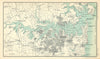 Sydney vintage sketch map. Port Jackson. New South Wales. BARTHOLOMEW 1909