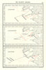 The Atlantic convoys June 18th-July 6th 1917. First World War 1931 old map