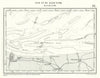 German raid on the Allied flank at Dunkirk 20-21 March 1918. WW1 1931 old map